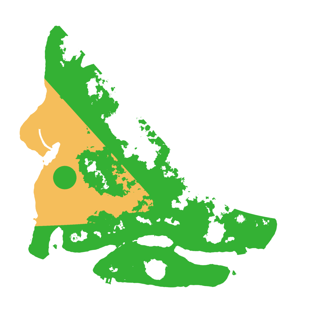 Biome Rust Map: Procedural Map, Size: 3500, Seed: 63502984