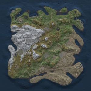 Thumbnail Rust Map: Procedural Map, Size: 4000, Seed: 23353578, 19 Monuments