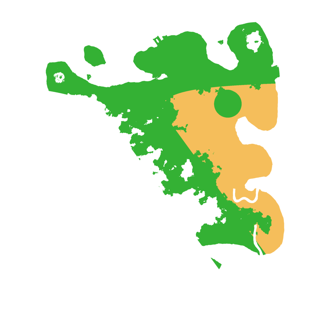 Biome Rust Map: Procedural Map, Size: 3000, Seed: 15447