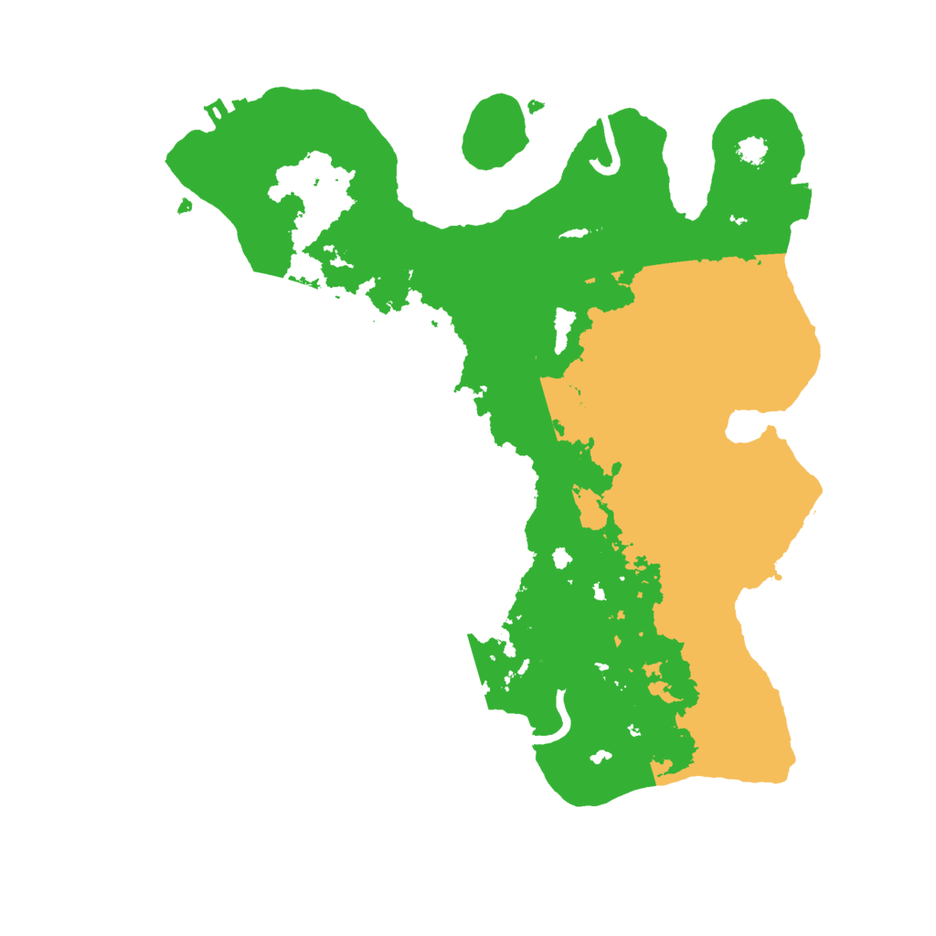 Biome Rust Map: Procedural Map, Size: 3000, Seed: 17529