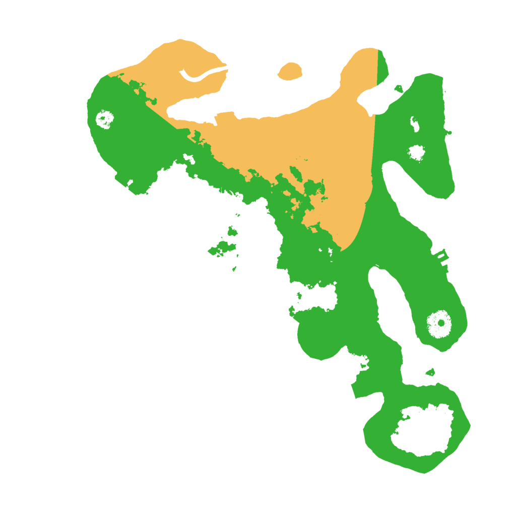 Biome Rust Map: Procedural Map, Size: 3000, Seed: 44551