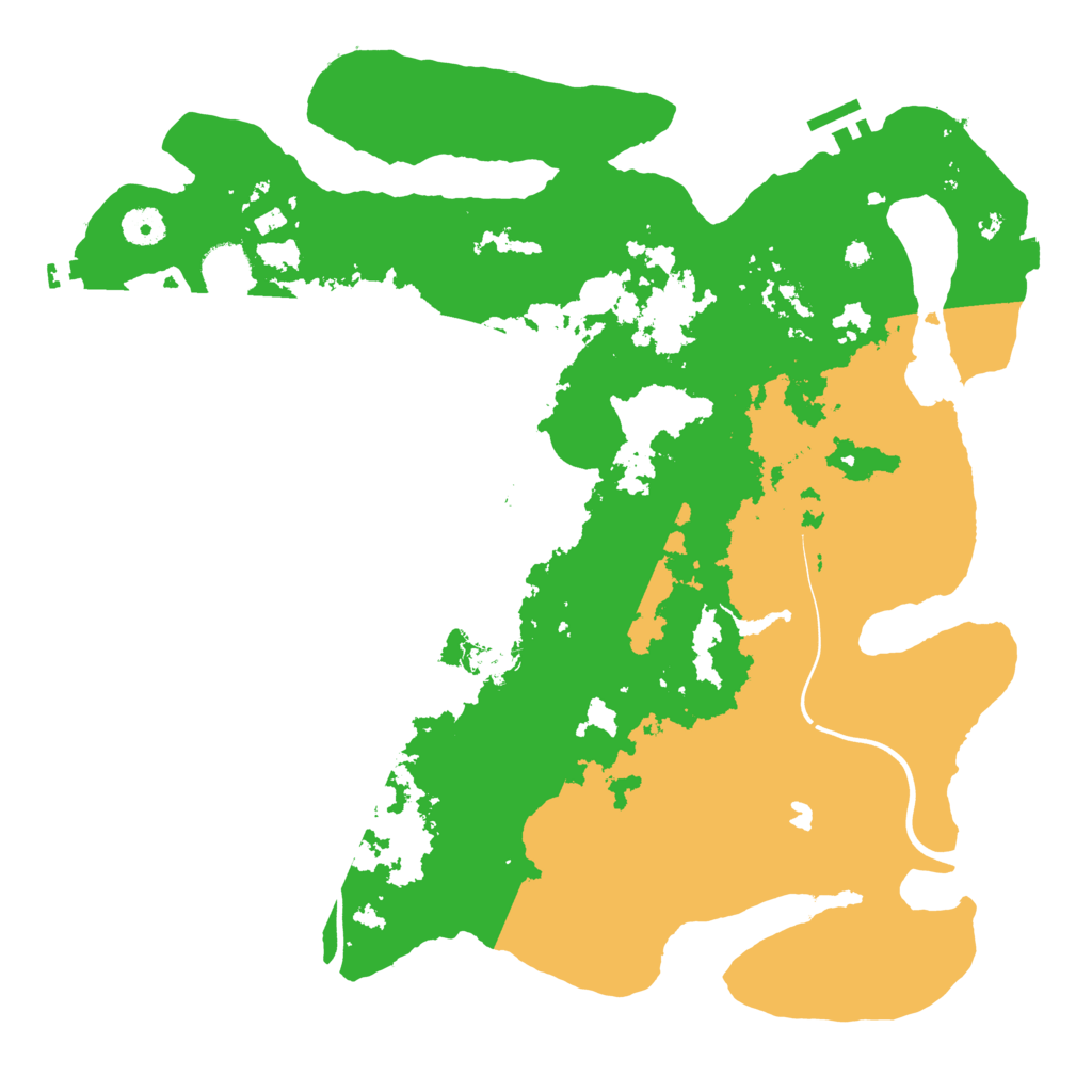 Biome Rust Map: Procedural Map, Size: 4000, Seed: 1400157653