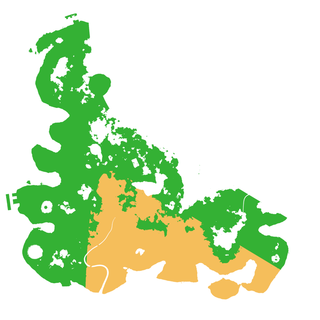 Biome Rust Map: Procedural Map, Size: 4000, Seed: 15240589