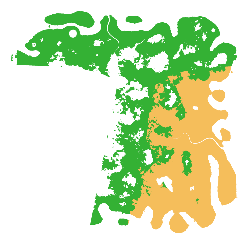 Biome Rust Map: Procedural Map, Size: 5500, Seed: 23456