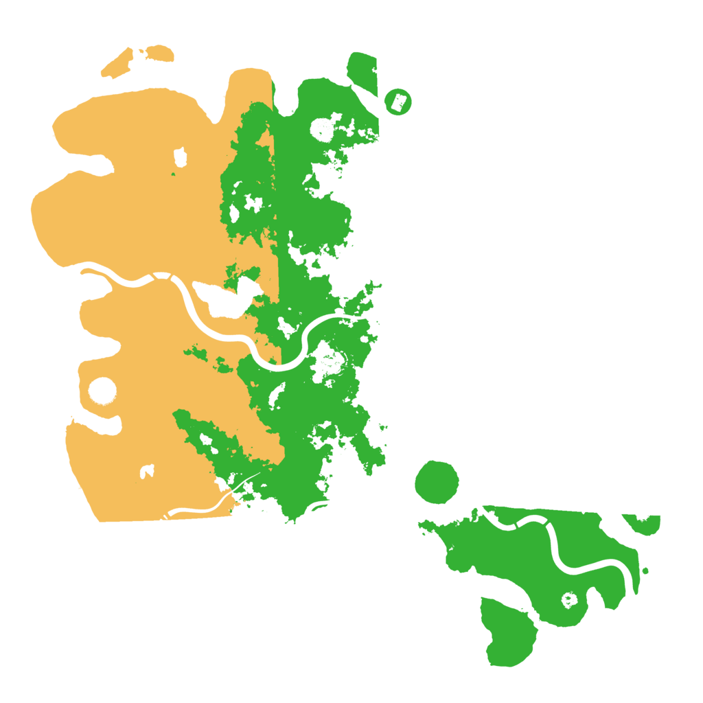 Biome Rust Map: Procedural Map, Size: 4500, Seed: 306280588