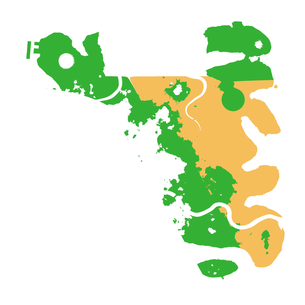Biome Rust Map: Procedural Map, Size: 3500, Seed: 1462283846