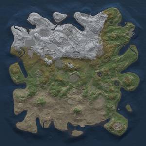 Thumbnail Rust Map: Procedural Map, Size: 4000, Seed: 1449309036, 19 Monuments