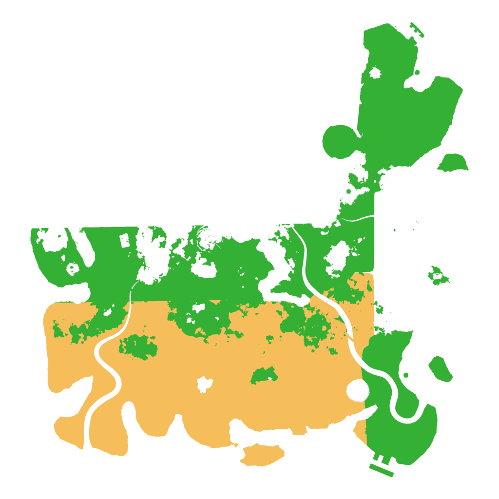 Biome Rust Map: Procedural Map, Size: 4000, Seed: 1449309036