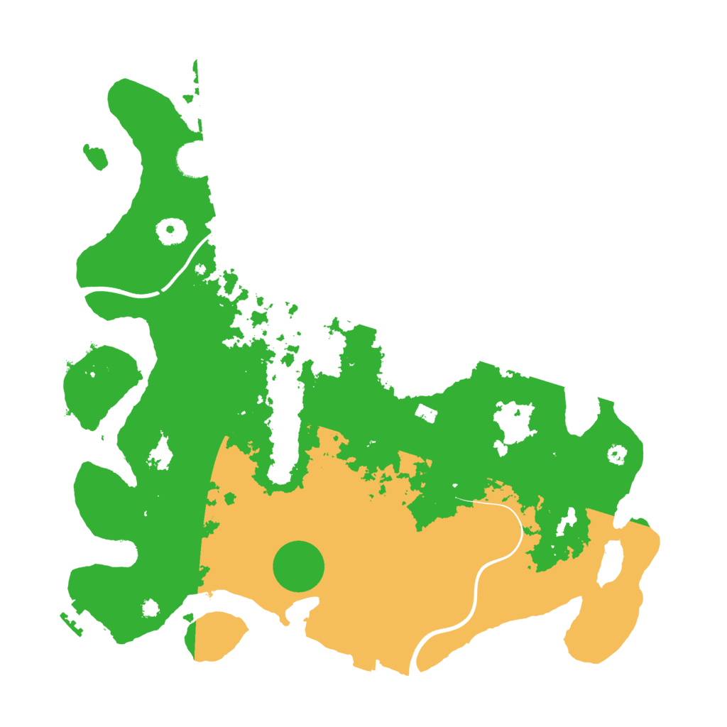 Biome Rust Map: Procedural Map, Size: 3736, Seed: 13825
