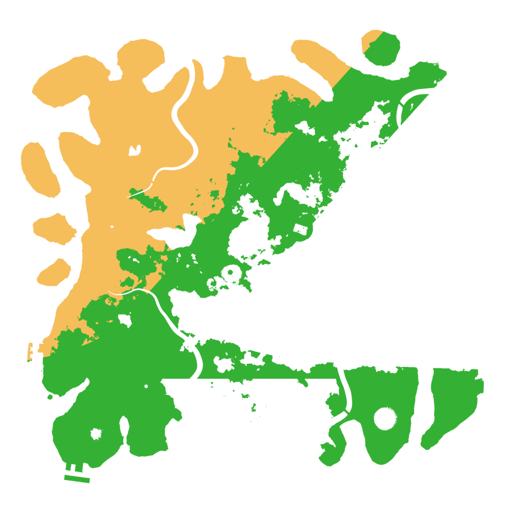 Biome Rust Map: Procedural Map, Size: 4000, Seed: 730944874