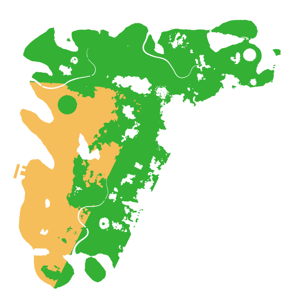 Biome Rust Map: Procedural Map, Size: 4250, Seed: 551453596