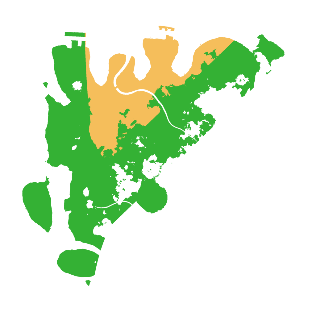 Biome Rust Map: Procedural Map, Size: 3000, Seed: 2073262766