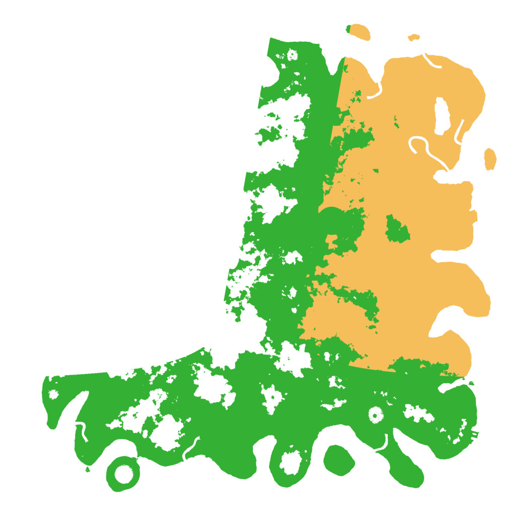 Biome Rust Map: Procedural Map, Size: 5000, Seed: 279343563