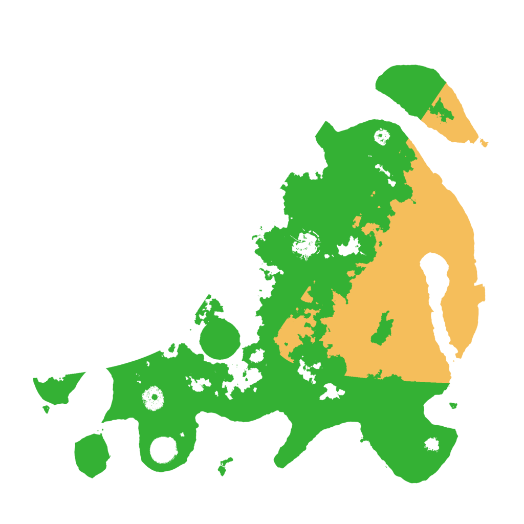 Biome Rust Map: Procedural Map, Size: 3500, Seed: 20800