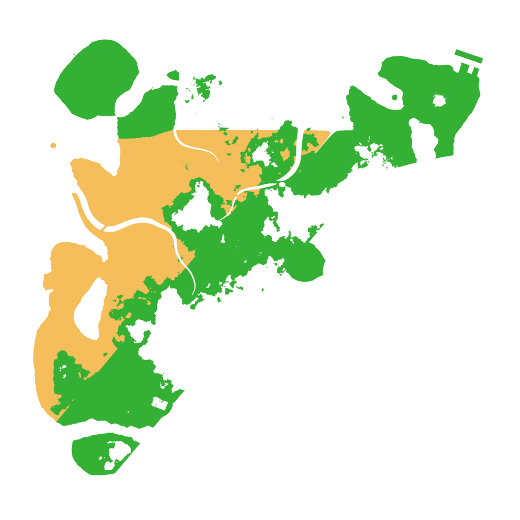 Biome Rust Map: Procedural Map, Size: 3700, Seed: 1512931754