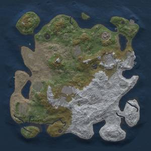 Thumbnail Rust Map: Procedural Map, Size: 3700, Seed: 1512931754, 16 Monuments