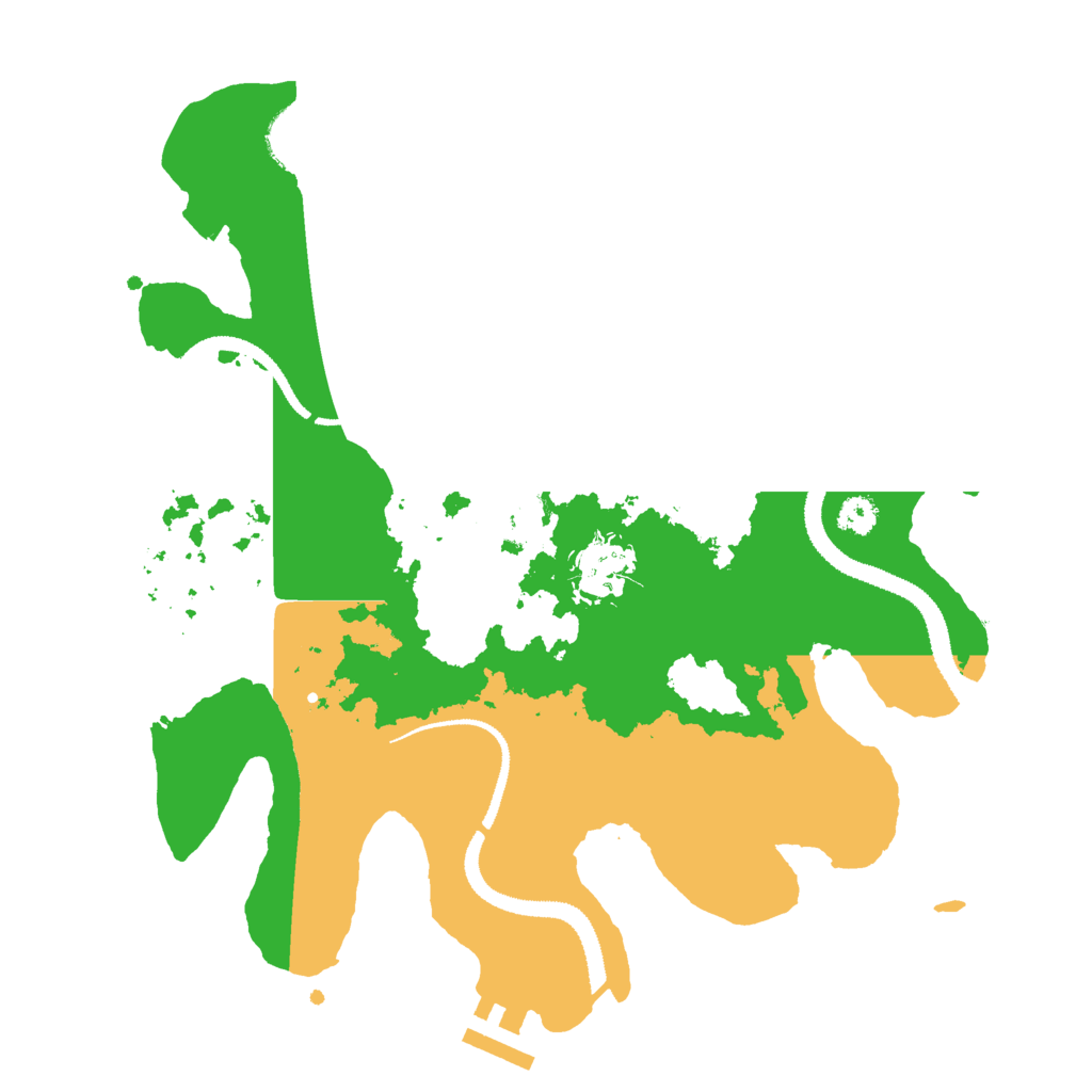 Biome Rust Map: Procedural Map, Size: 3000, Seed: 11337