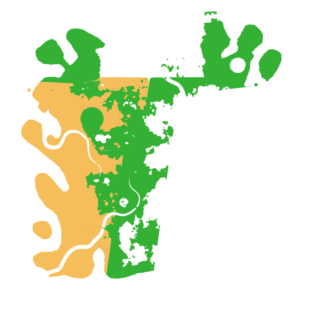 Biome Rust Map: Procedural Map, Size: 3550, Seed: 55177747