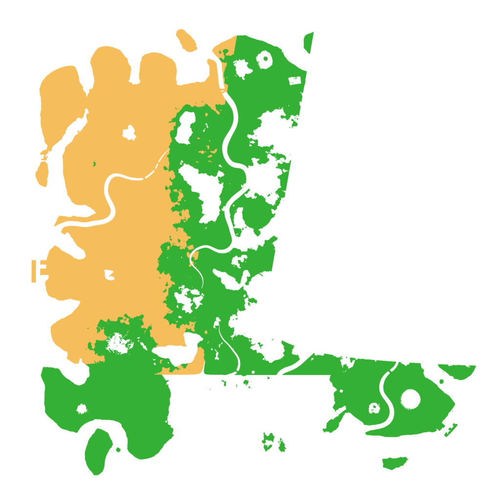 Biome Rust Map: Procedural Map, Size: 4500, Seed: 650552929