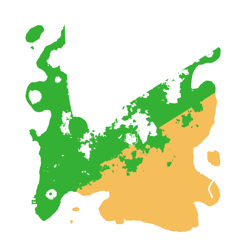 Biome Rust Map: Procedural Map, Size: 3500, Seed: 554993430