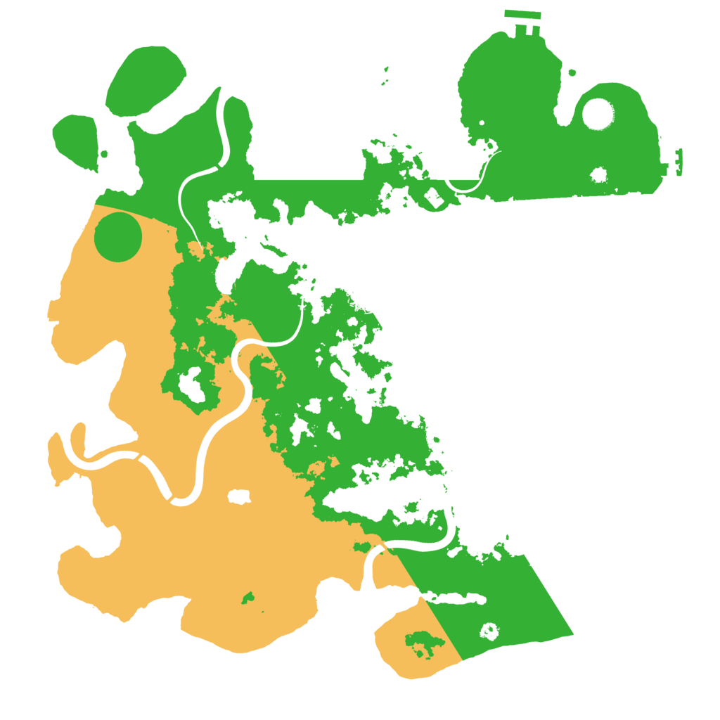 Biome Rust Map: Procedural Map, Size: 4000, Seed: 999641553
