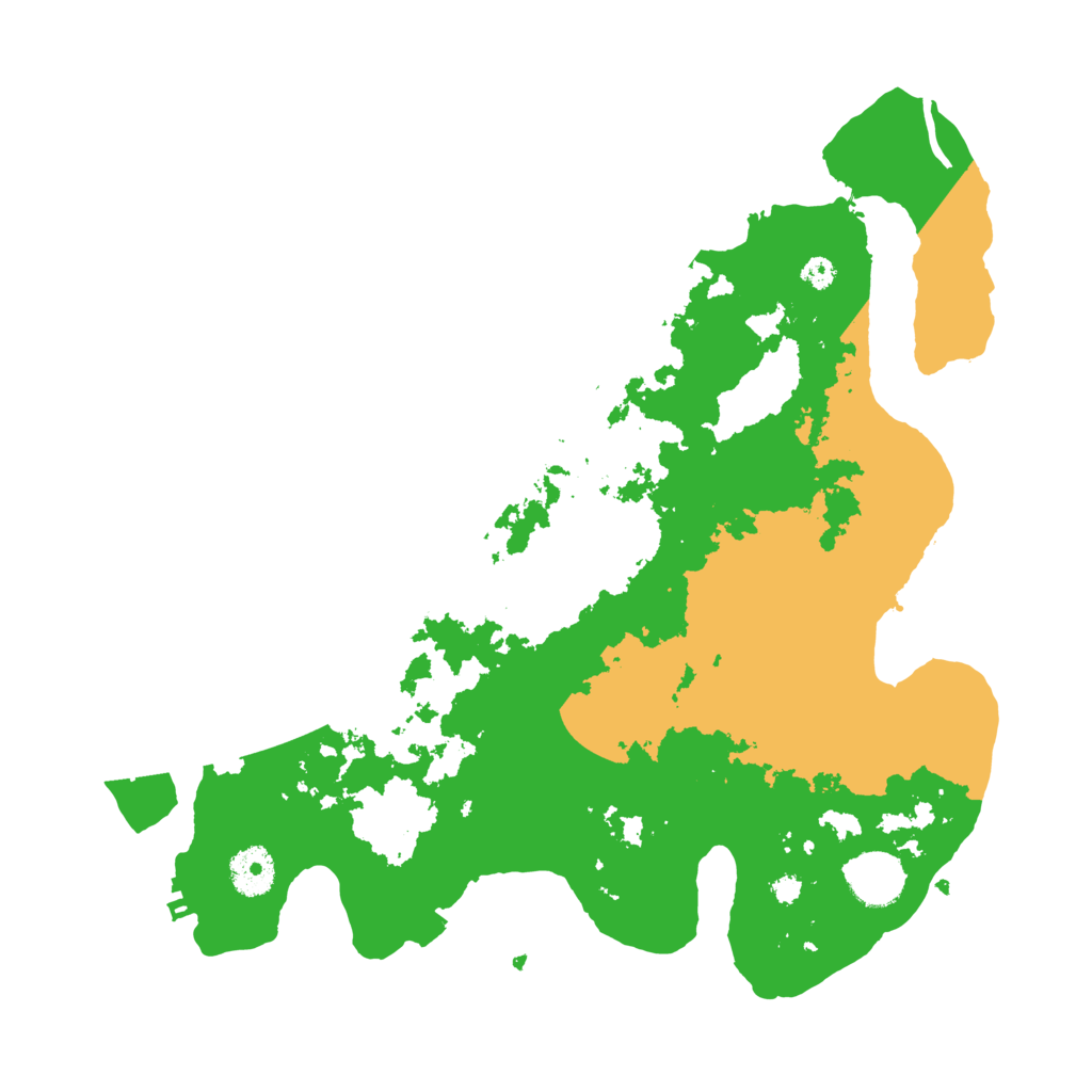 Biome Rust Map: Procedural Map, Size: 3500, Seed: 1490044347