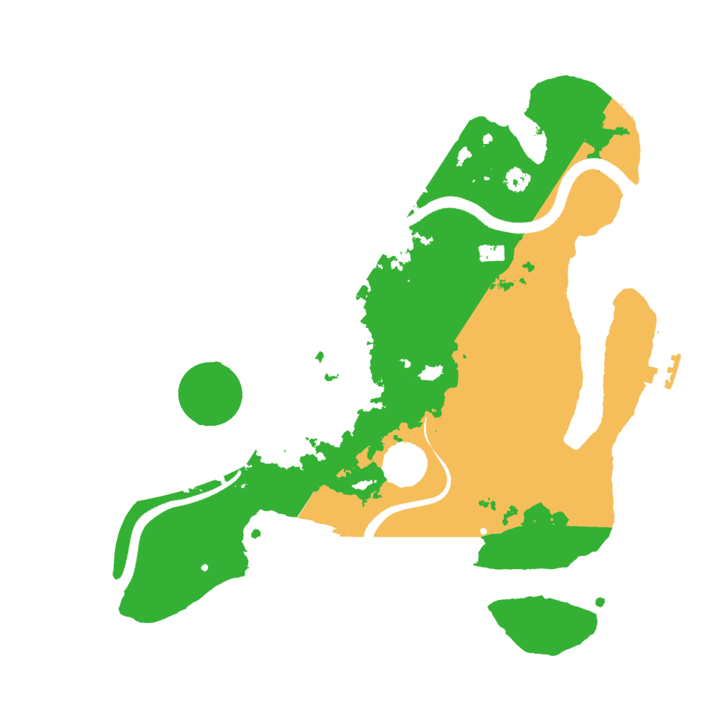 Biome Rust Map: Procedural Map, Size: 3000, Seed: 28014