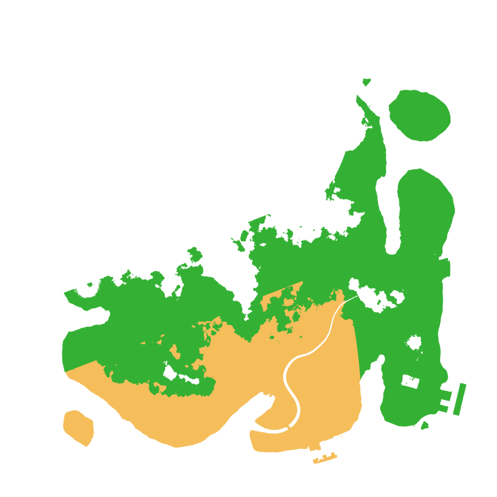 Biome Rust Map: Procedural Map, Size: 3116, Seed: 1072