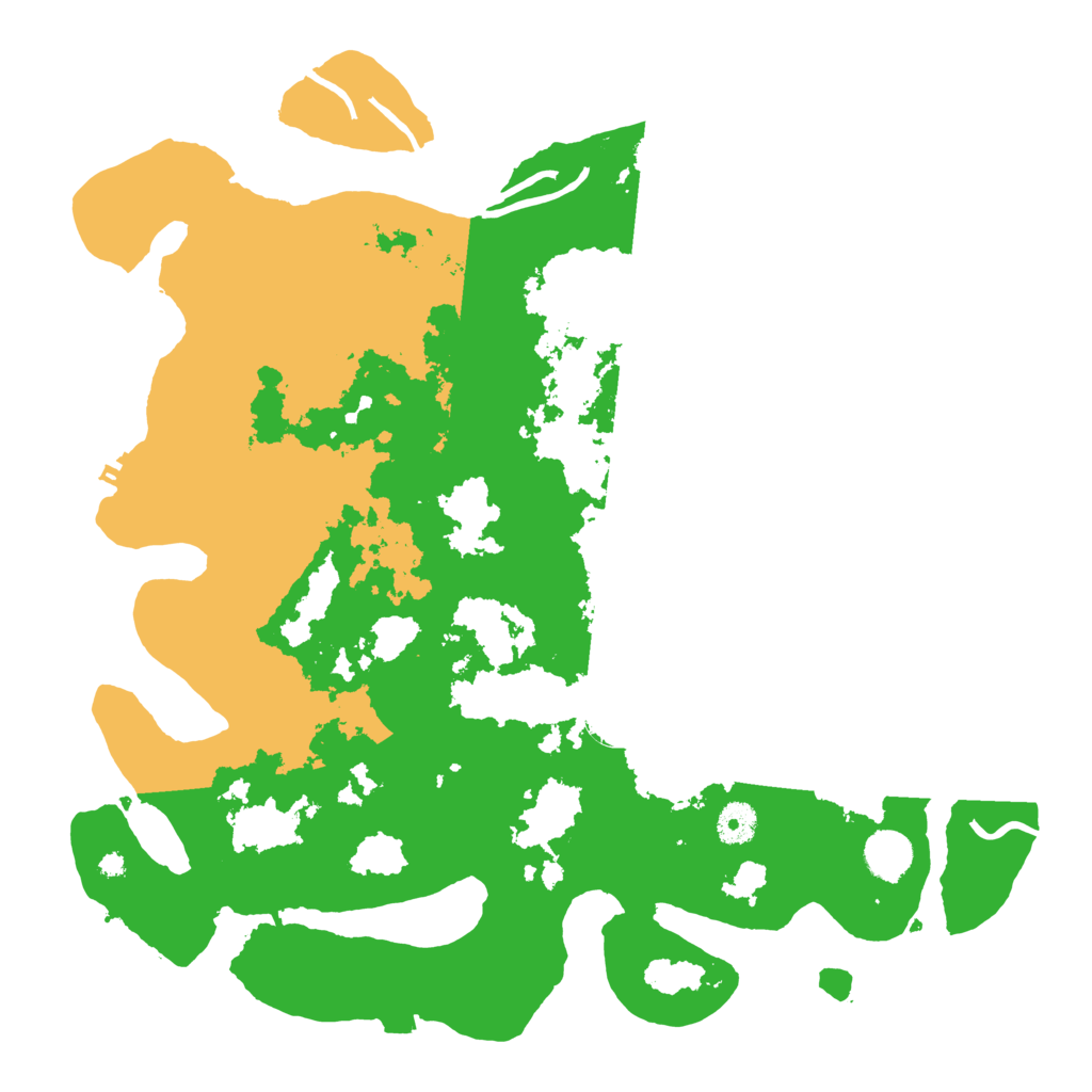 Biome Rust Map: Procedural Map, Size: 4000, Seed: 1911