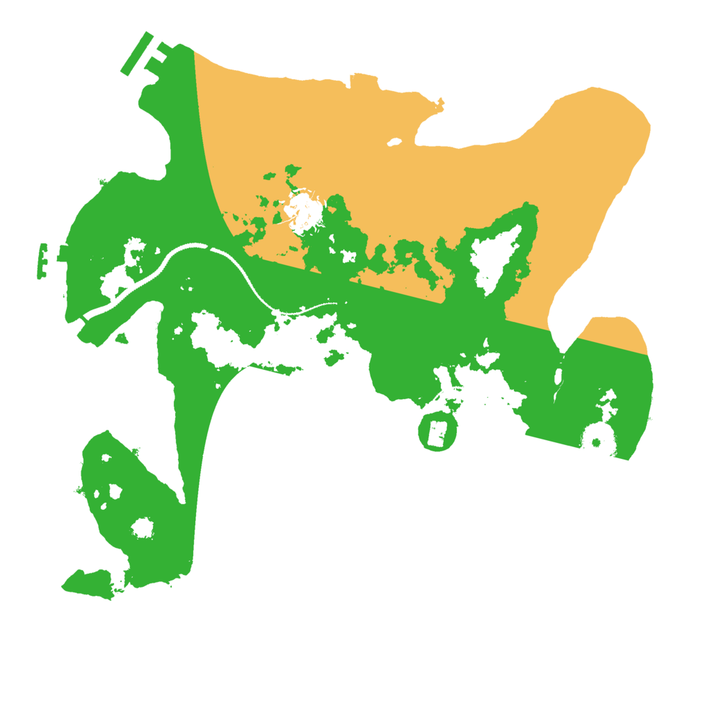Biome Rust Map: Procedural Map, Size: 3000, Seed: 3480726