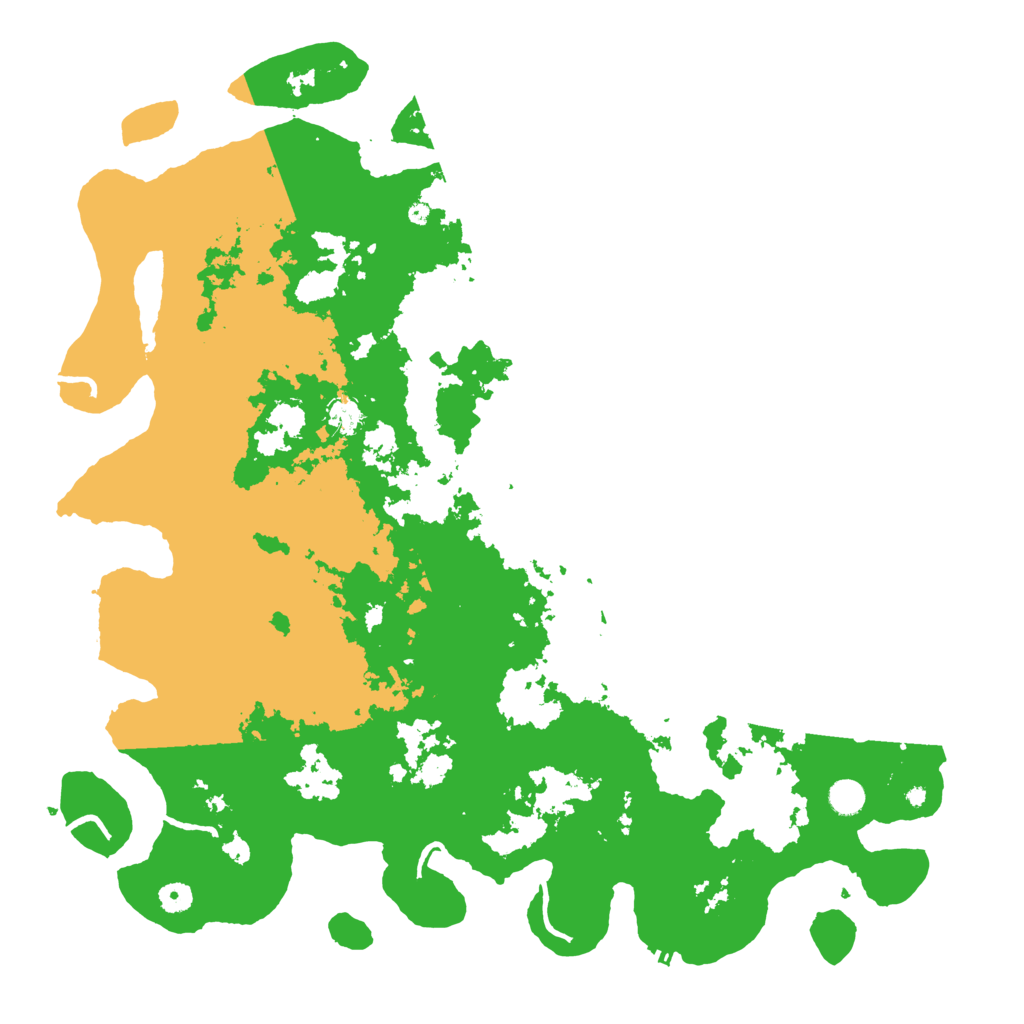 Biome Rust Map: Procedural Map, Size: 5000, Seed: 250000