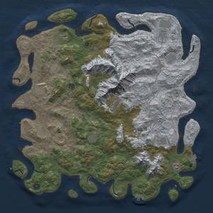 Thumbnail Rust Map: Procedural Map, Size: 5000, Seed: 250000, 19 Monuments