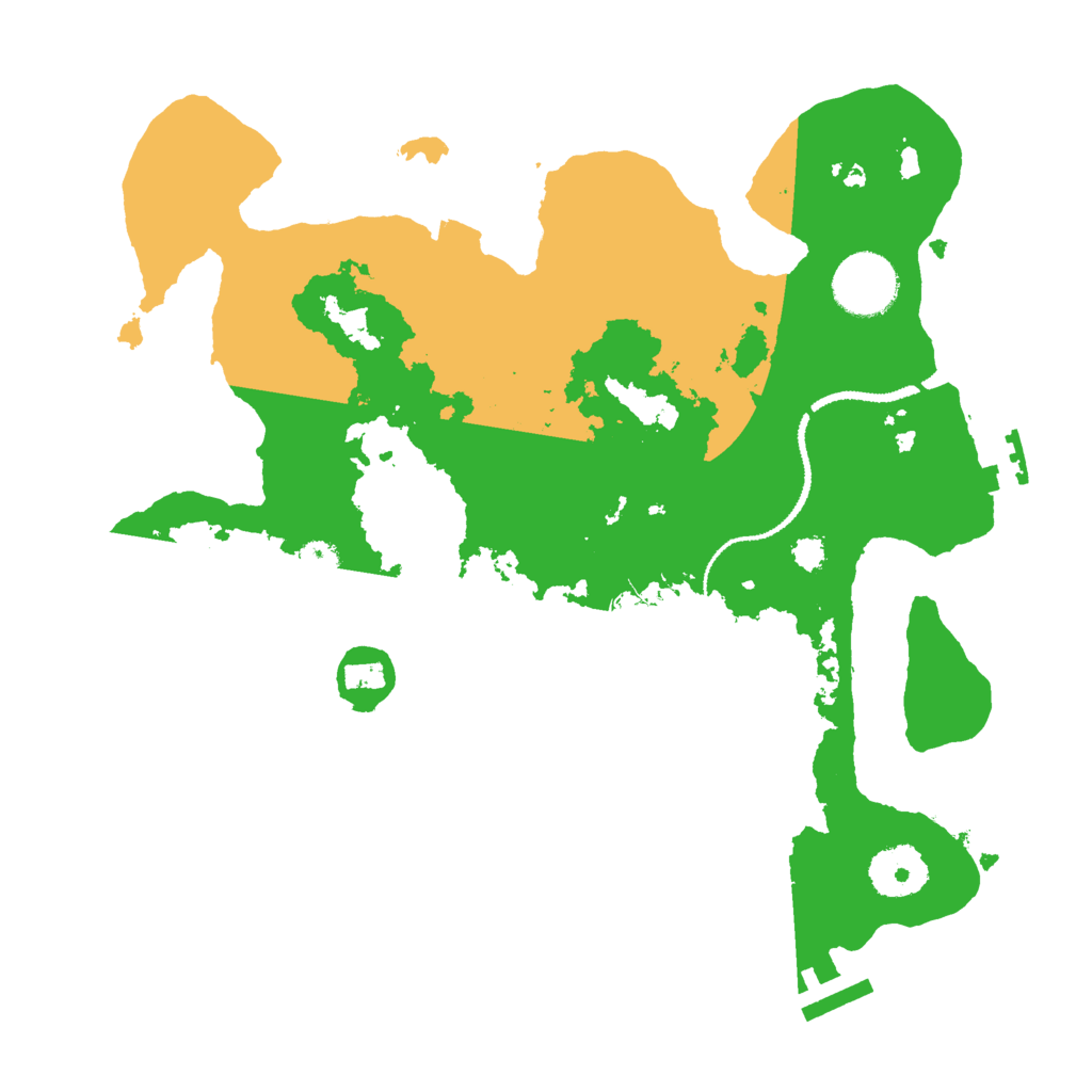 Biome Rust Map: Procedural Map, Size: 3000, Seed: 1134964812