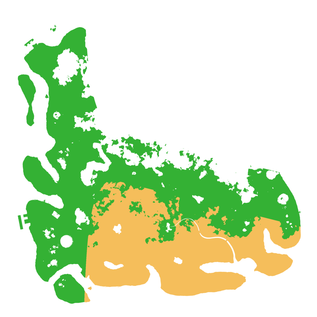 Biome Rust Map: Procedural Map, Size: 4500, Seed: 925434433