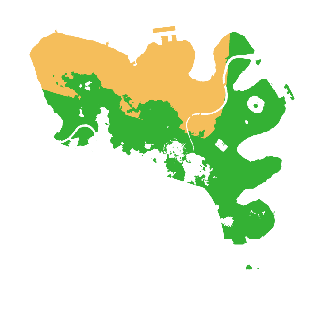 Biome Rust Map: Procedural Map, Size: 2800, Seed: 5421