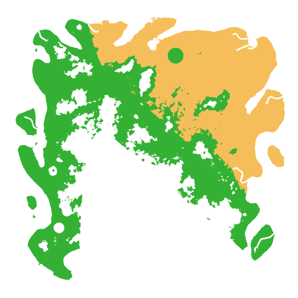 Biome Rust Map: Procedural Map, Size: 5000, Seed: 543331