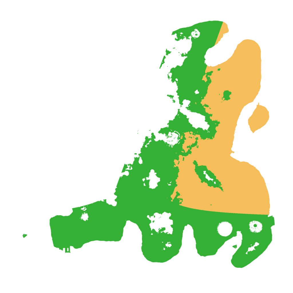 Biome Rust Map: Procedural Map, Size: 3500, Seed: 1991119981