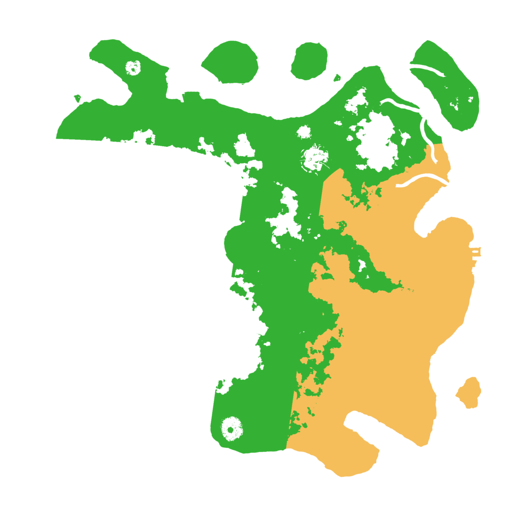 Biome Rust Map: Procedural Map, Size: 3500, Seed: 1809766270