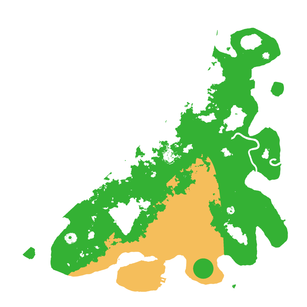 Biome Rust Map: Procedural Map, Size: 4000, Seed: 1229987587