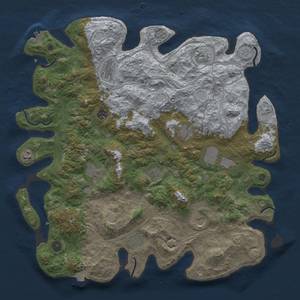 Thumbnail Rust Map: Procedural Map, Size: 4510, Seed: 122, 18 Monuments