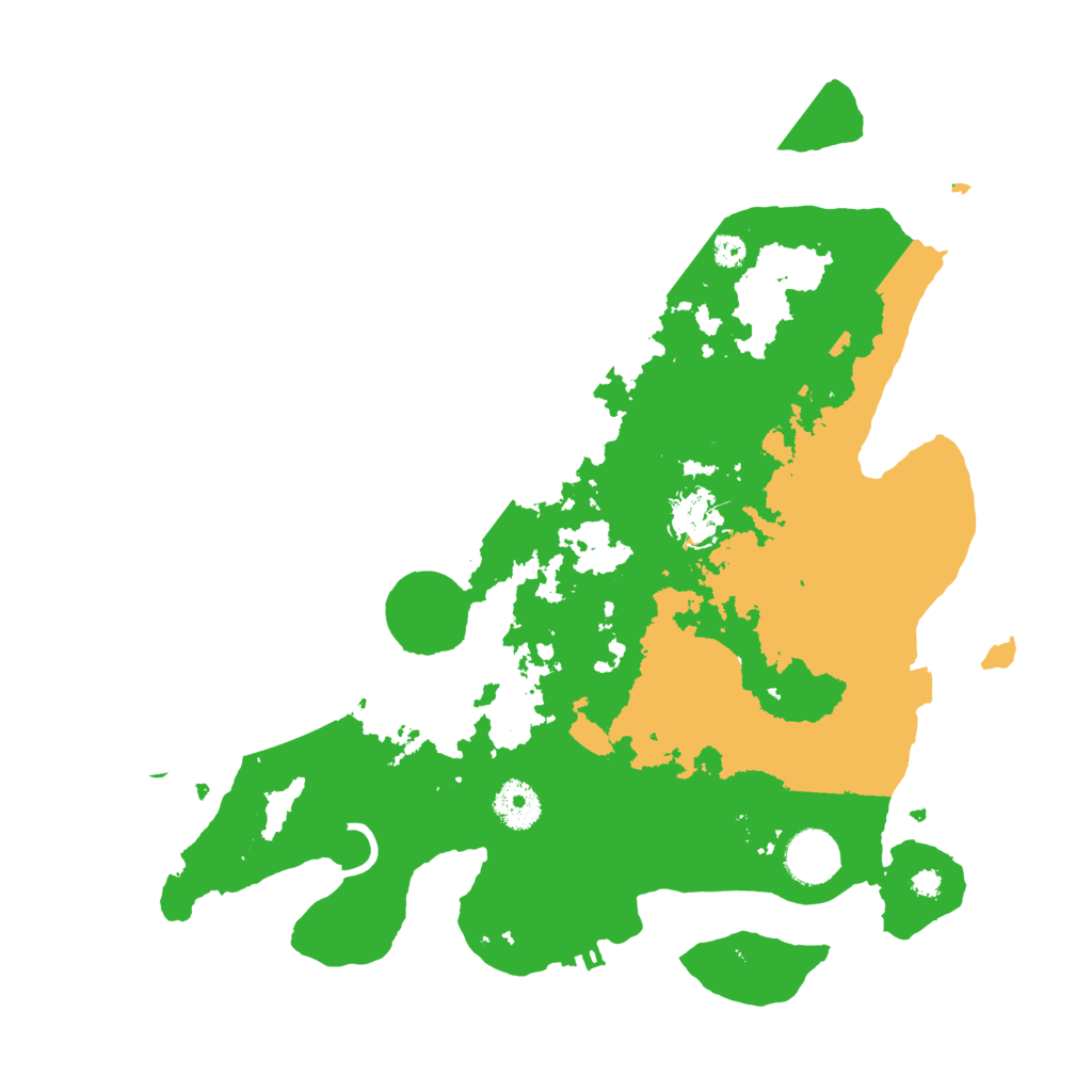 Biome Rust Map: Procedural Map, Size: 3500, Seed: 89622859