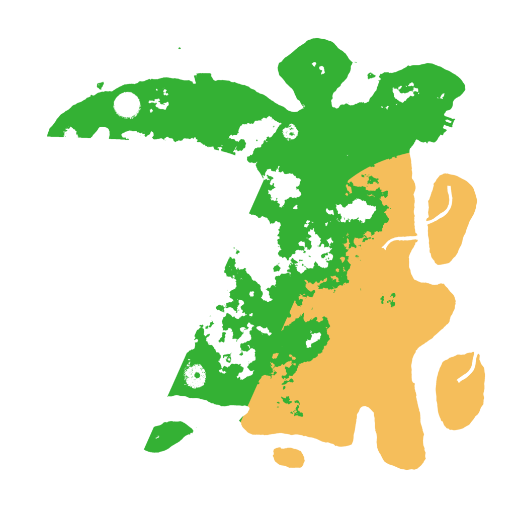 Biome Rust Map: Procedural Map, Size: 3500, Seed: 1236037597