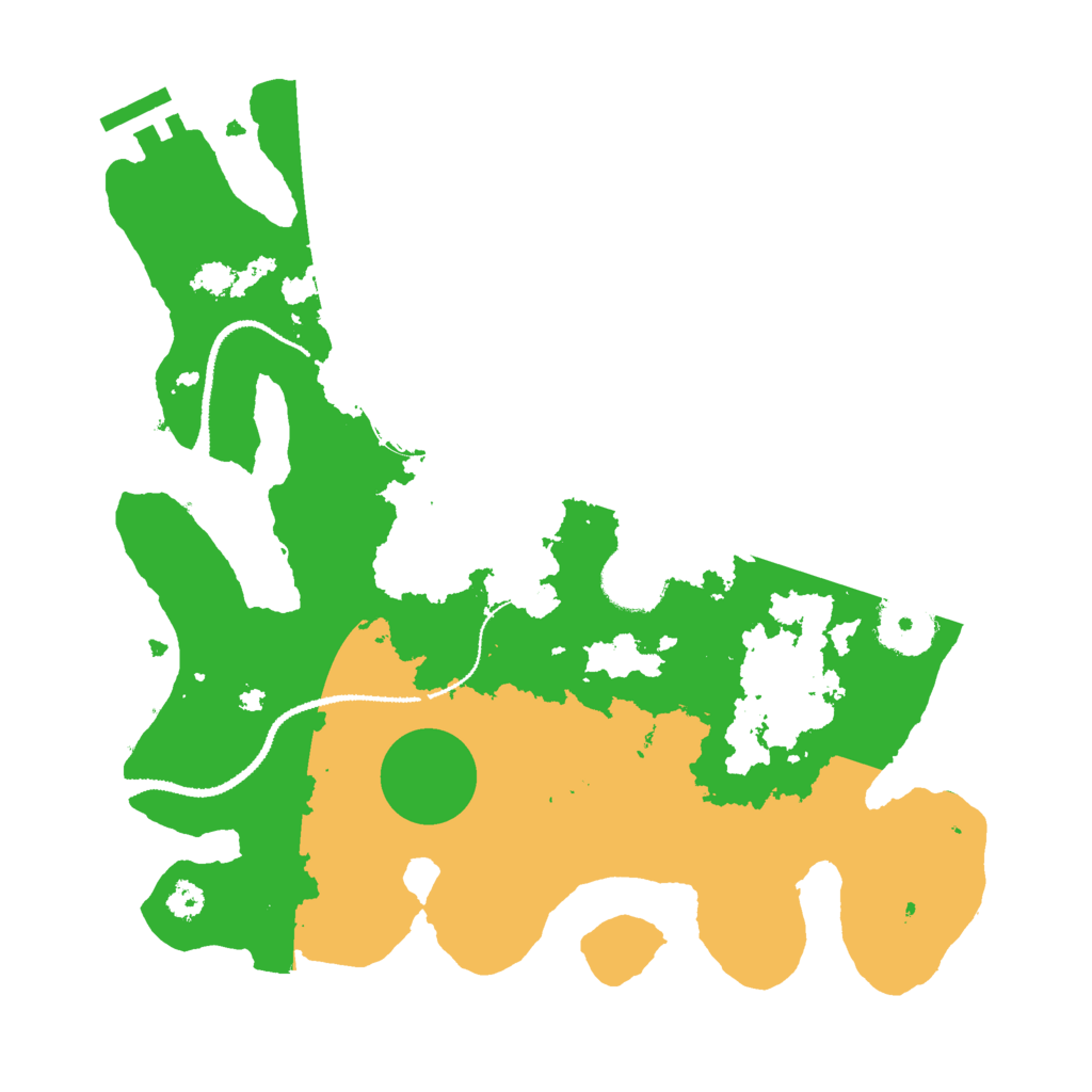 Biome Rust Map: Procedural Map, Size: 3000, Seed: 11205