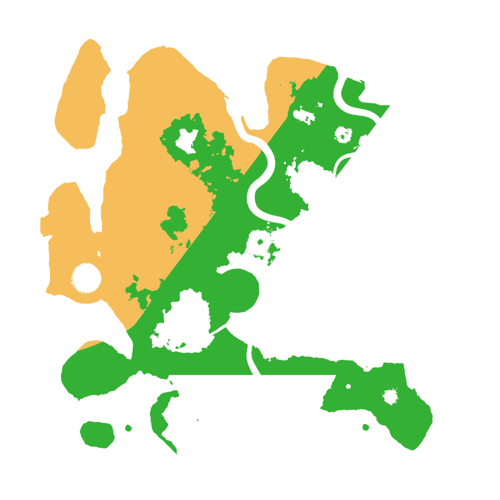Biome Rust Map: Procedural Map, Size: 3000, Seed: 508694085