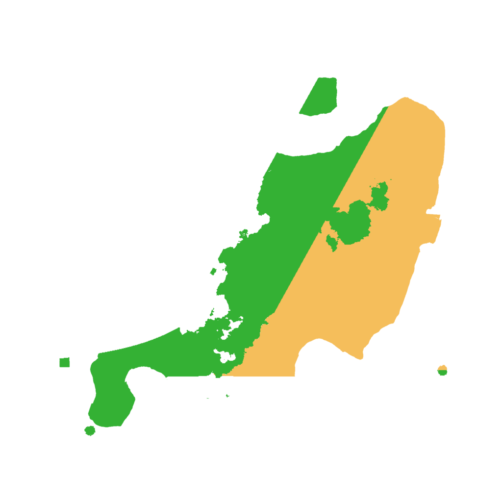 Biome Rust Map: Procedural Map, Size: 2000, Seed: 84646
