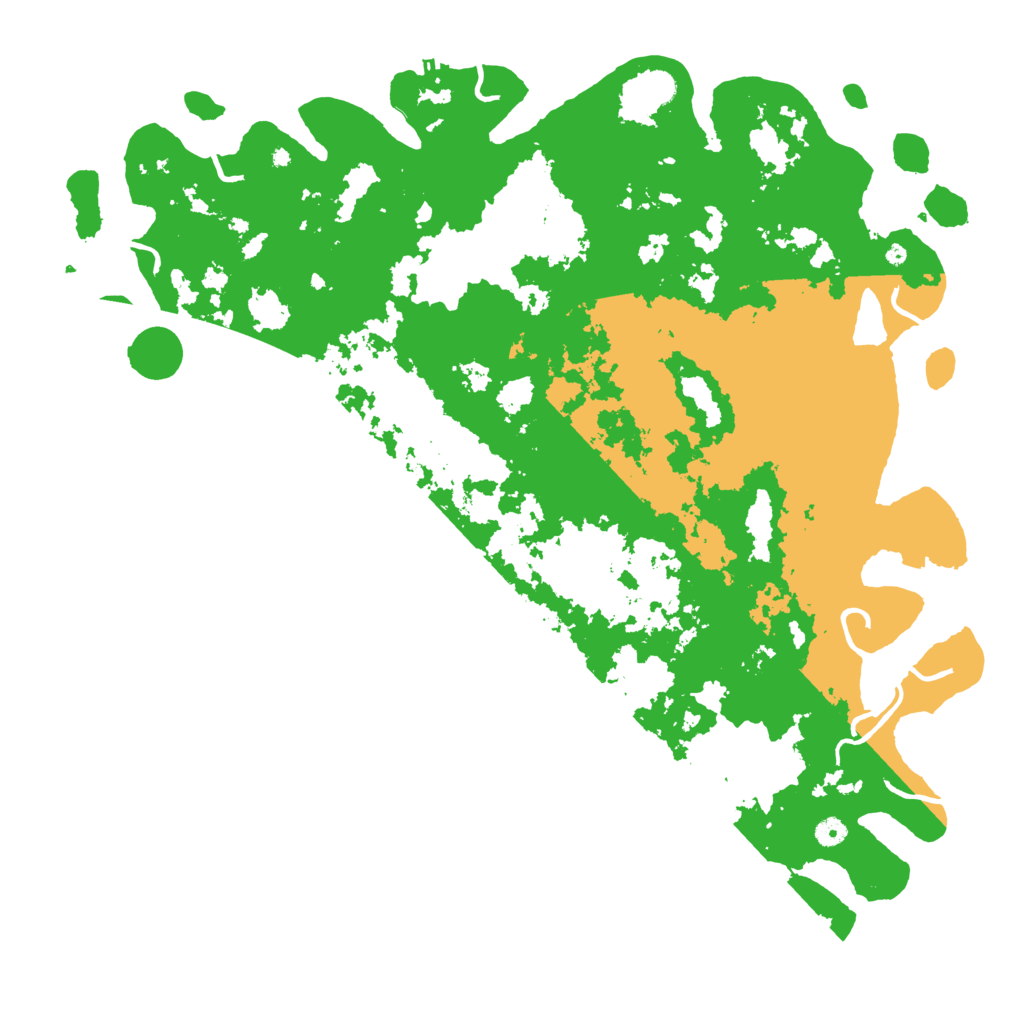 Biome Rust Map: Procedural Map, Size: 5200, Seed: 4520