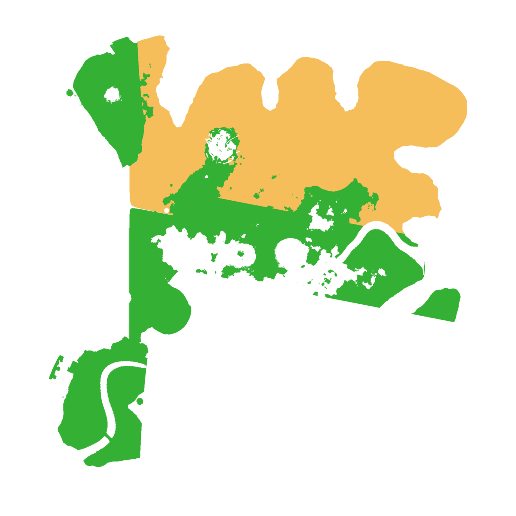 Biome Rust Map: Procedural Map, Size: 3000, Seed: 1223569