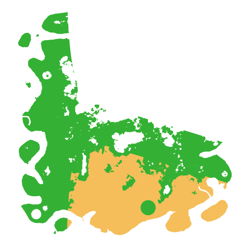 Biome Rust Map: Procedural Map, Size: 4412, Seed: 13825