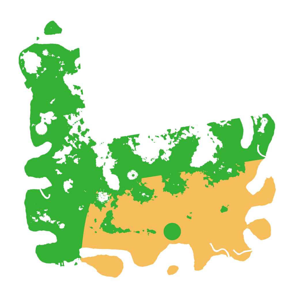 Biome Rust Map: Procedural Map, Size: 4500, Seed: 634