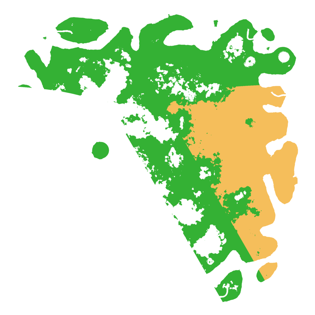 Biome Rust Map: Procedural Map, Size: 5000, Seed: 50905090